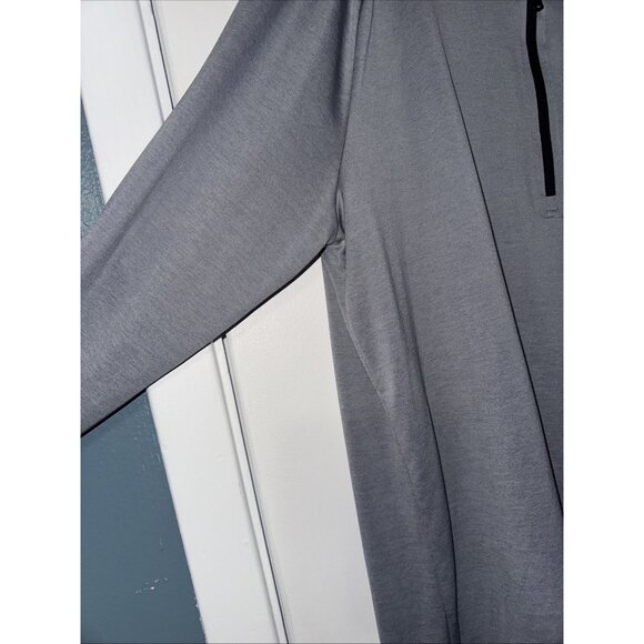 Under Armour Men's XL Loose 1/4 Zip Long Sleeve HeatGear Loose Fit Grey Shirt - Picture 4 of 11